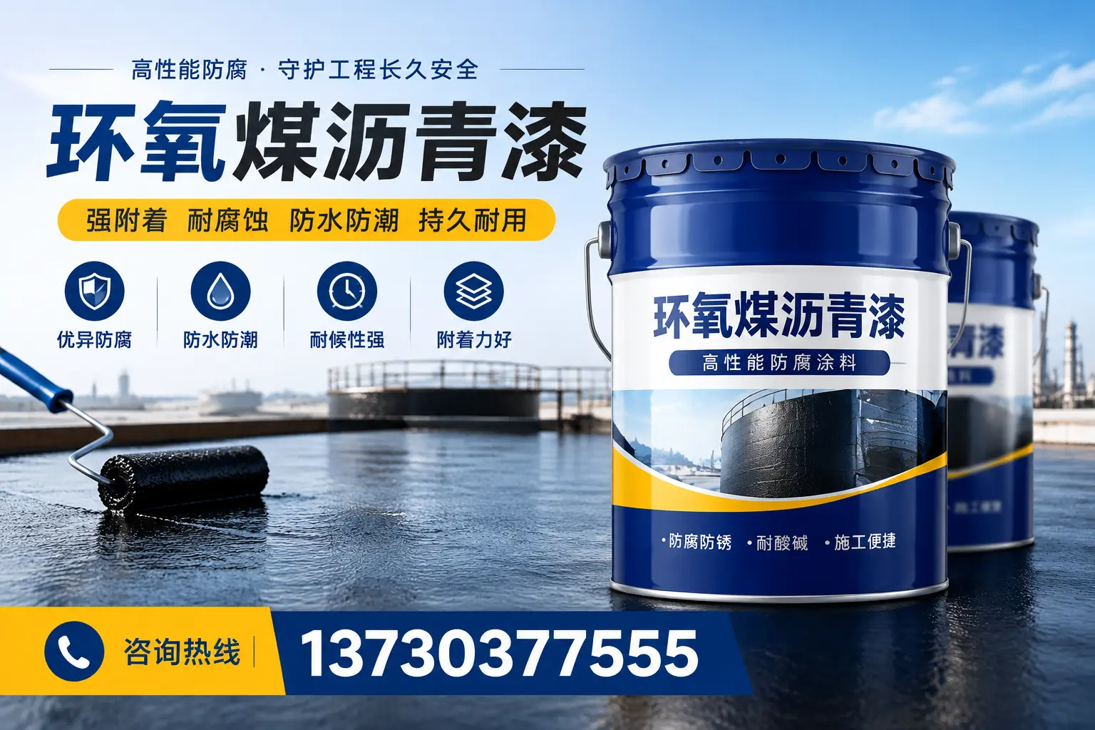 如何判断环氧煤沥青漆的质量?罗山消费者指南